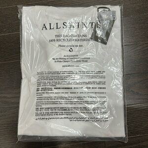 All saints plain white tee